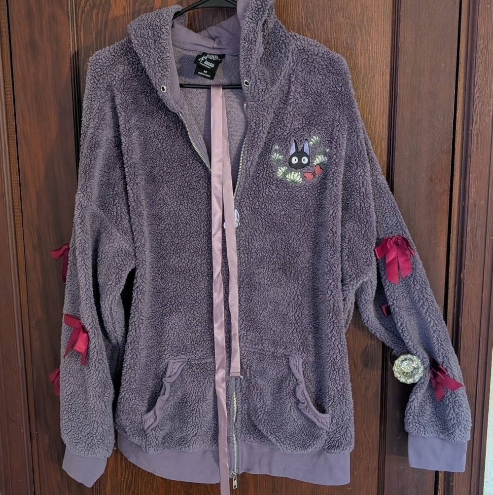 Her Universe Studio Ghibli® Kiki's Delivery Service Jiji Bow Girls Oversized - Picture 2 of 9